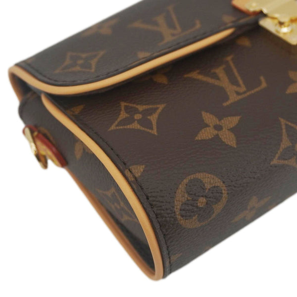 LOUIS VUITTON Camille Pochette Monogram Canvas Shoulder Bag Brown