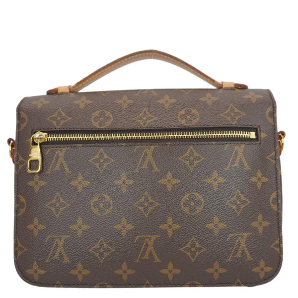 LOUIS VUITTON Metis Pochette Monogram Canvas Crossbody Bag Brown