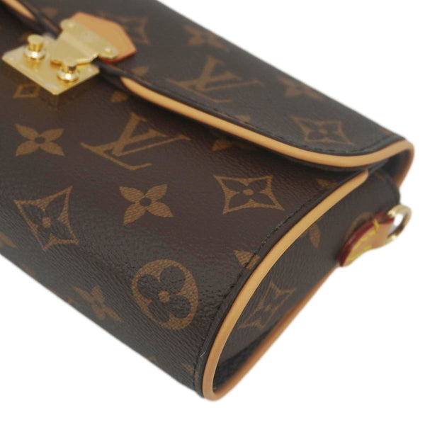 LOUIS VUITTON Camille Pochette Monogram Canvas Shoulder Bag Brown
