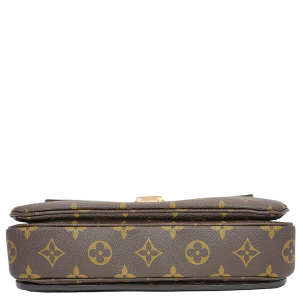 LOUIS VUITTON Metis Pochette Monogram Canvas Crossbody Bag Brown