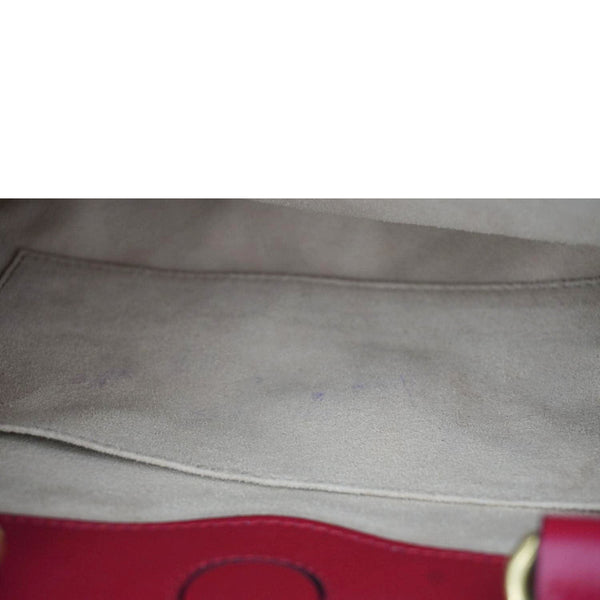 GUCCI GG Marmont Calfskin Matelasse Leather Shoulder Bag Red 448054