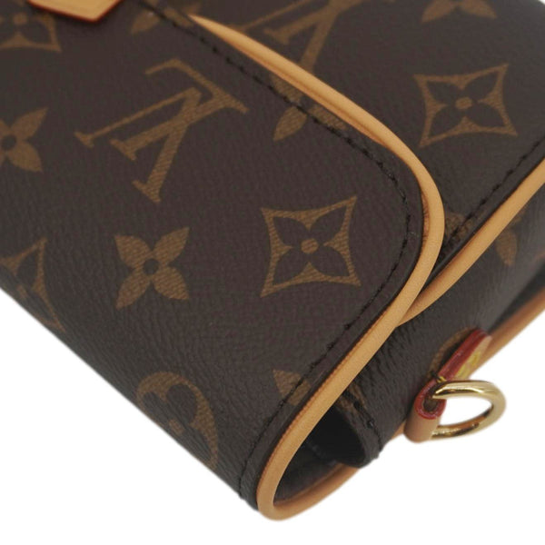 LOUIS VUITTON Camille Pochette Monogram Canvas Shoulder Bag Brown