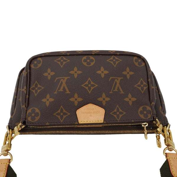LOUIS VUITTON Multi Pochette Accessoires Monogram Canvas Crossbody Bag Brown