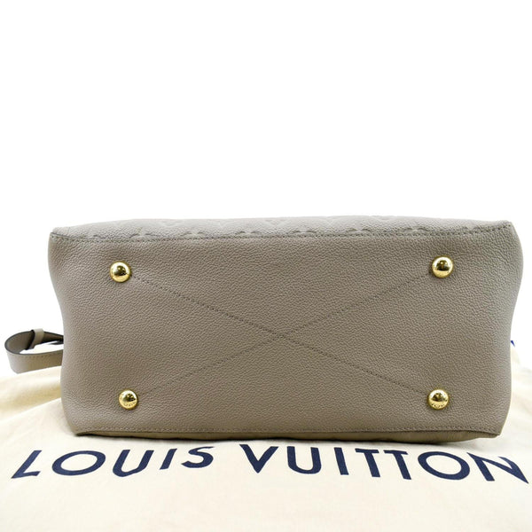 LOUIS VUITTON Maida Monogram Empreinte Leather Hobo Shoulder Bag Tourterelle