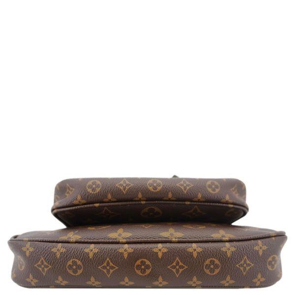 LOUIS VUITTON Multi Pochette Accessoires Monogram Canvas Crossbody Bag Brown