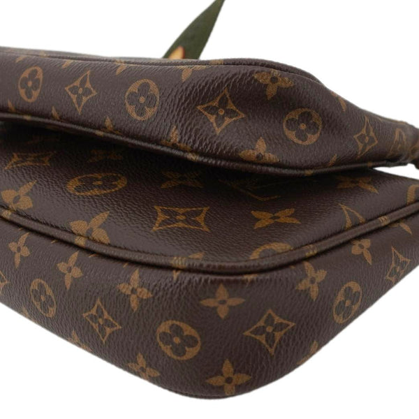 LOUIS VUITTON Multi Pochette Accessoires Monogram Canvas Crossbody Bag Brown