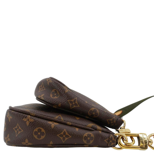 LOUIS VUITTON Multi Pochette Accessoires Monogram Canvas Crossbody Bag Brown