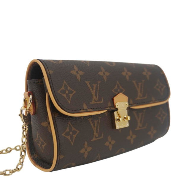 LOUIS VUITTON Camille Pochette Monogram Canvas Shoulder Bag Brown
