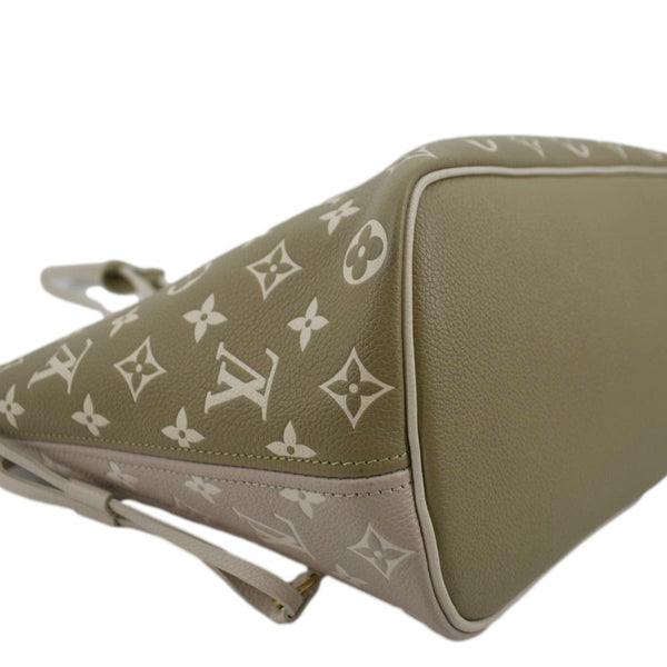 LOUIS VUITTON Neverfull MM Spring City Leather Tote Shoulder Bag Bicolor