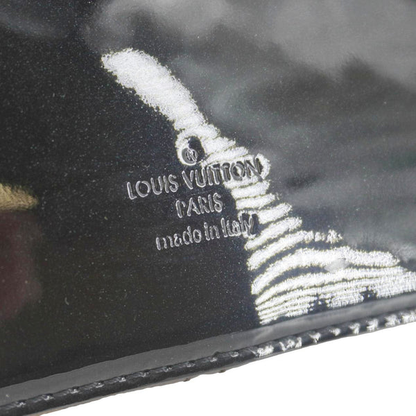 LOUIS VUITTON Cherrywood BB Monogram Vernis Crossbody Bag Black