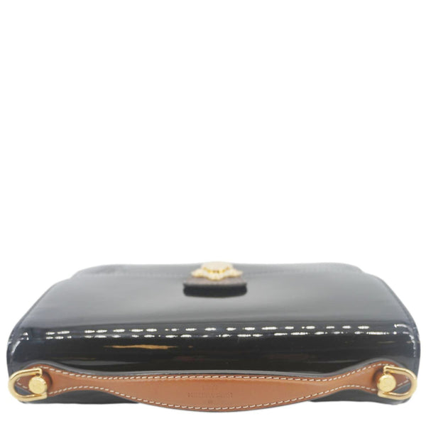 LOUIS VUITTON Cherrywood BB Monogram Vernis Crossbody Bag Black