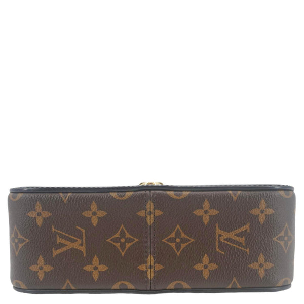 LOUIS VUITTON Cherrywood BB Monogram Vernis Crossbody Bag Black