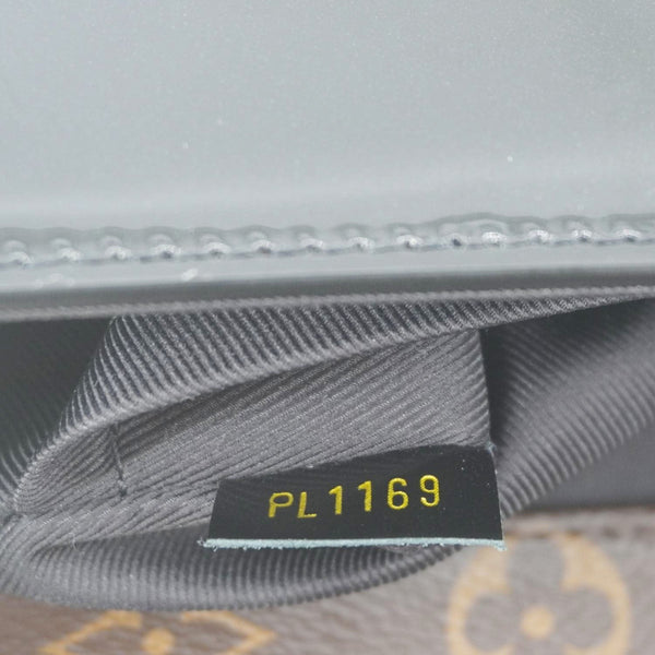 LOUIS VUITTON Cherrywood BB Monogram Vernis Crossbody Bag Black