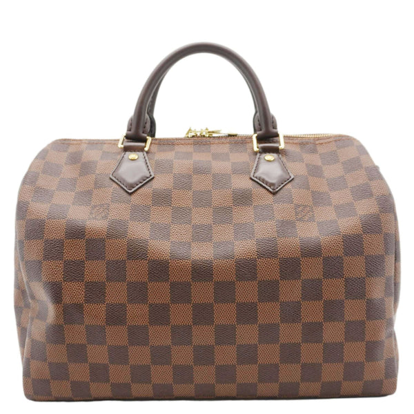 LOUIS VUITTON Speedy 30 Bandouliere Damier Ebene Shoulder Bag Brown