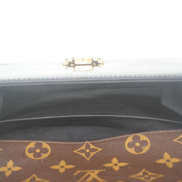 LOUIS VUITTON Cherrywood BB Monogram Vernis Crossbody Bag Black