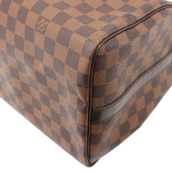 LOUIS VUITTON Speedy 30 Bandouliere Damier Ebene Shoulder Bag Brown