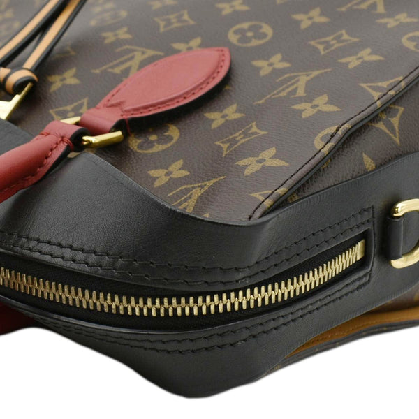 LOUIS VUITTON Tuileries Monogram Canvas Tote Shoulder Bag Brown