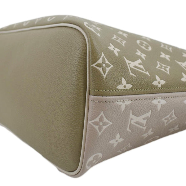 LOUIS VUITTON Neverfull MM Spring City Leather Tote Shoulder Bag Bicolor