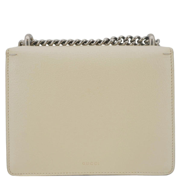 GUCCI Dionysus Mini Leather Crossbody Bag Cream 421970
