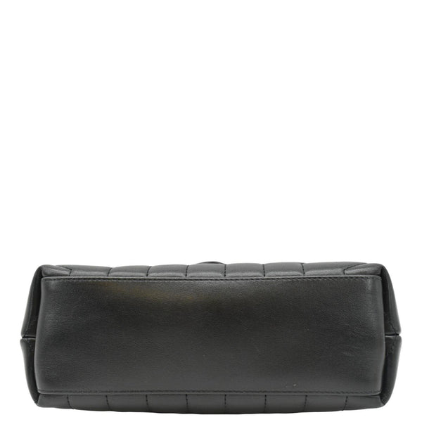 YVES SAINT LAURENT Loulou Toy Matelasse Leather Crossbody Bag Black