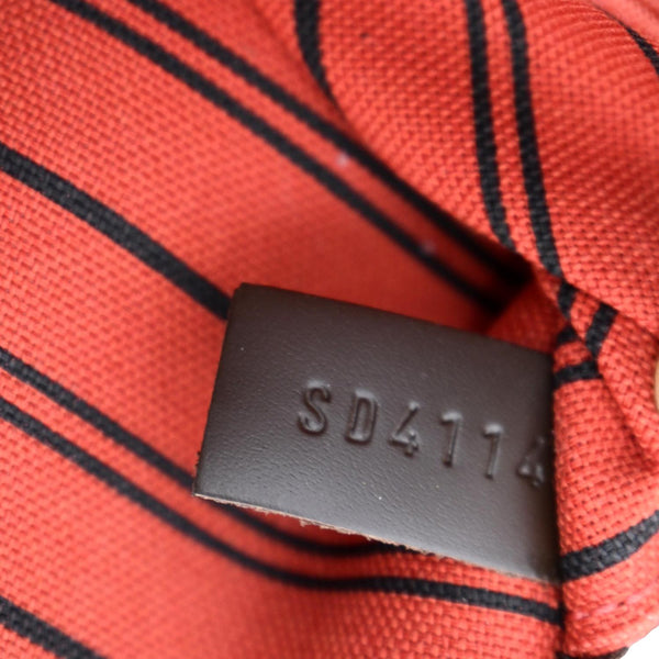 LOUIS VUITTON Neverfull MM Damier Ebene Shoulder Bag Brown