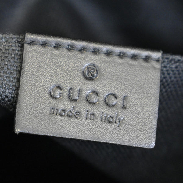 GUCCI Small GG Supreme Canvas Messenger Bag Black 523599