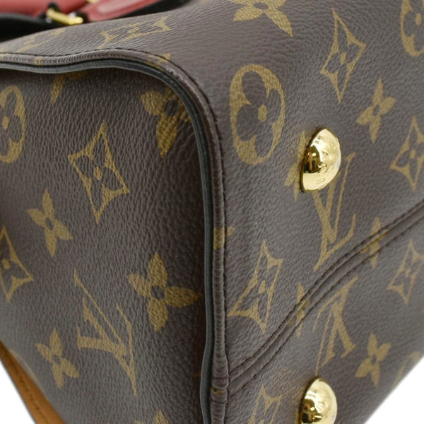 LOUIS VUITTON Tuileries Monogram Canvas Tote Shoulder Bag Brown