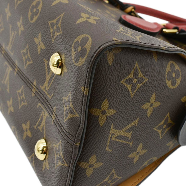 LOUIS VUITTON Tuileries Monogram Canvas Tote Shoulder Bag Brown