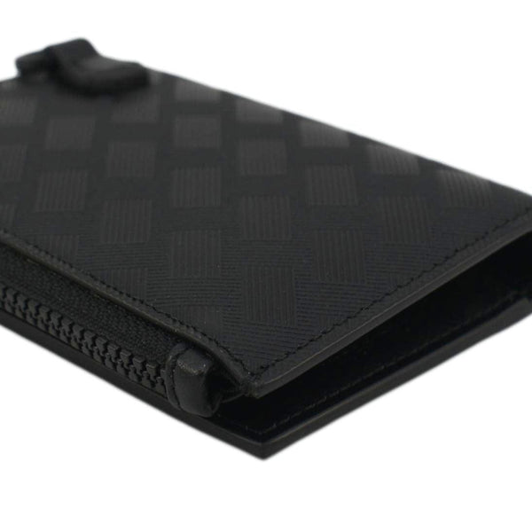 MONTBLAC Zip Around Leather Men's Wallet Black