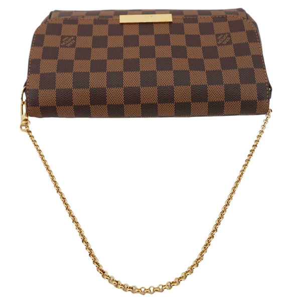 LOUIS VUITTON Favorite MM Monogram Canvas Shoulder Bag Brown