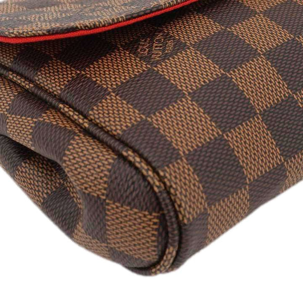 LOUIS VUITTON Favorite MM Monogram Canvas Shoulder Bag Brown