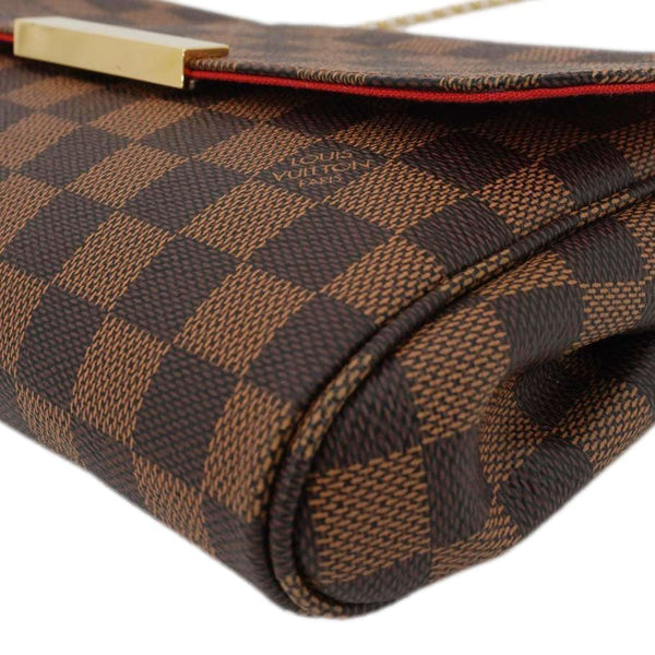 LOUIS VUITTON Favorite MM Monogram Canvas Shoulder Bag Brown