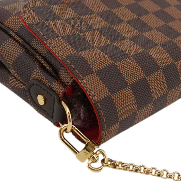 LOUIS VUITTON Favorite MM Monogram Canvas Shoulder Bag Brown