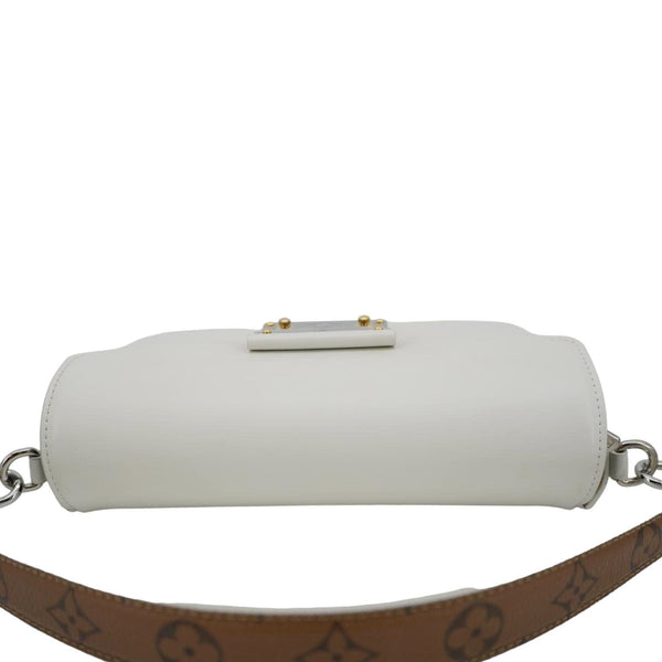 LOUIS VUITTON Swing Reverse Monogram Shoulder Bag White