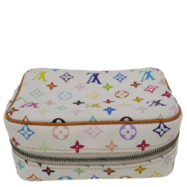 LOUIS VUITTON Trousse Wapity Monogram Multicolor Cosmetic Pouch White