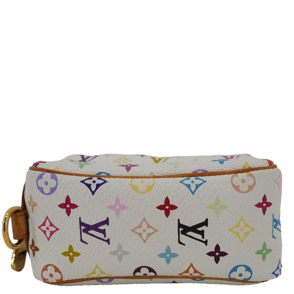 LOUIS VUITTON Trousse Wapity Monogram Multicolor Cosmetic Pouch White