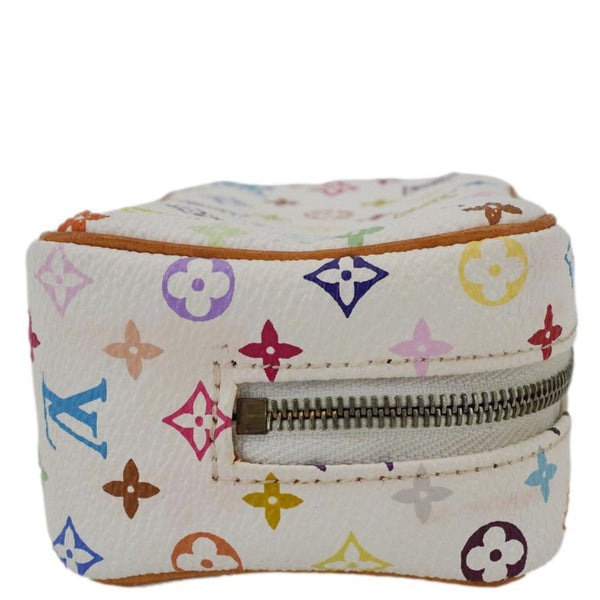 LOUIS VUITTON Trousse Wapity Monogram Multicolor Cosmetic Pouch White