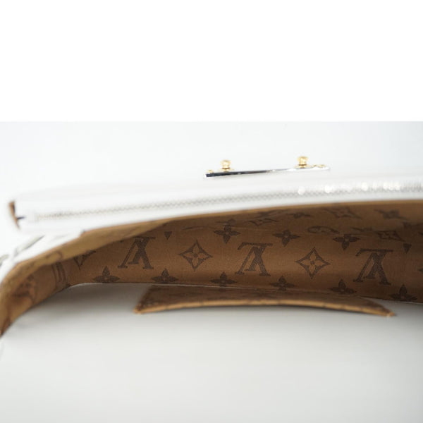 LOUIS VUITTON Swing Reverse Monogram Shoulder Bag White