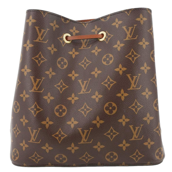 LOUIS VUITTON Neonoe MM Monogram Canvas Shoulder Bag Brown