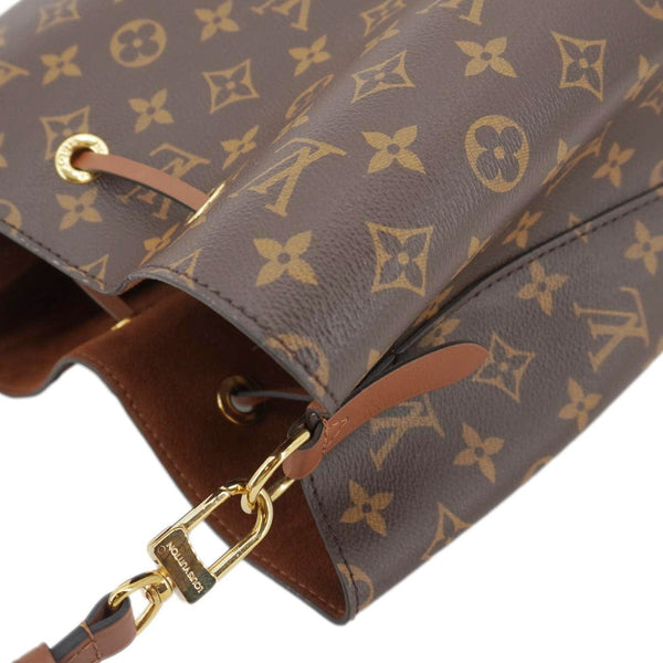 LOUIS VUITTON Neonoe MM Monogram Canvas Shoulder Bag Brown