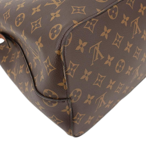LOUIS VUITTON Neonoe MM Monogram Canvas Shoulder Bag Brown