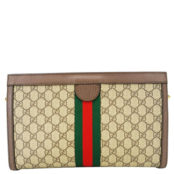 GUCCI Ophidia Medium GG Supreme Canvas Shoulder Bag Beige 503876