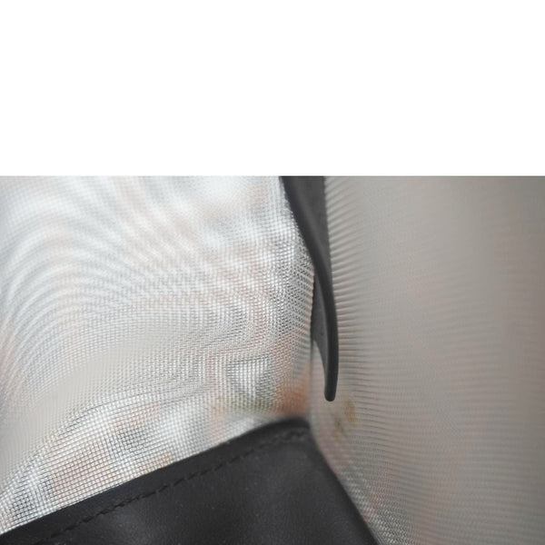 FENDI Kan I Small FF Mesh Nylon Crossbody Bag Brown