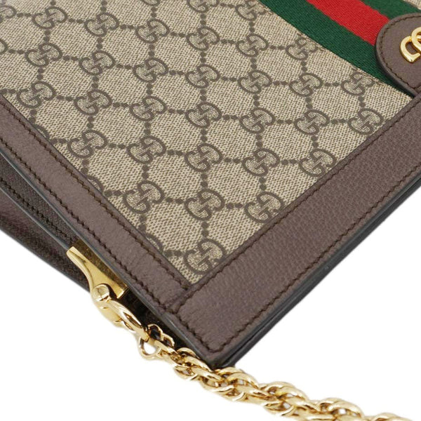 GUCCI Ophidia Medium GG Supreme Canvas Shoulder Bag Beige 503876