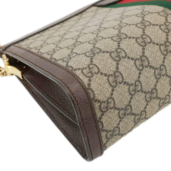 GUCCI Ophidia Medium GG Supreme Canvas Shoulder Bag Beige 503876