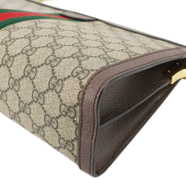 GUCCI Ophidia Medium GG Supreme Canvas Shoulder Bag Beige 503876
