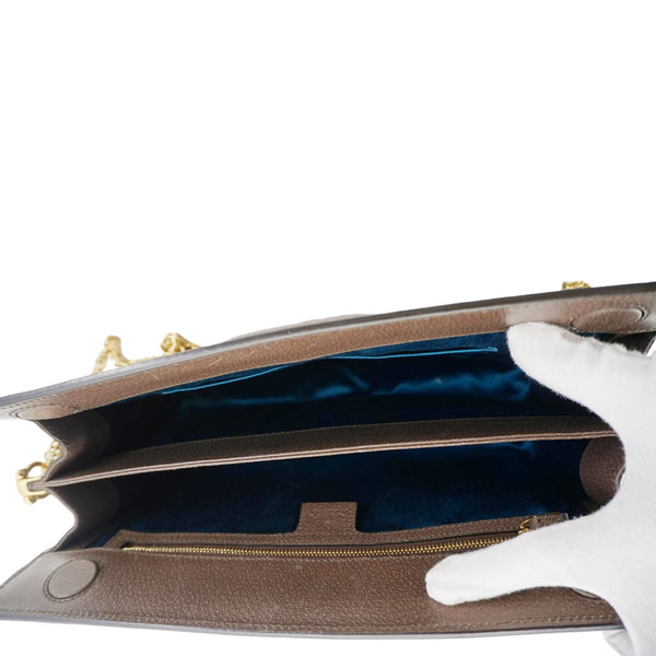 GUCCI Ophidia Medium GG Supreme Canvas Shoulder Bag Beige 503876