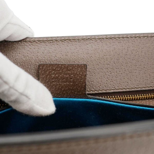 GUCCI Ophidia Medium GG Supreme Canvas Shoulder Bag Beige 503876