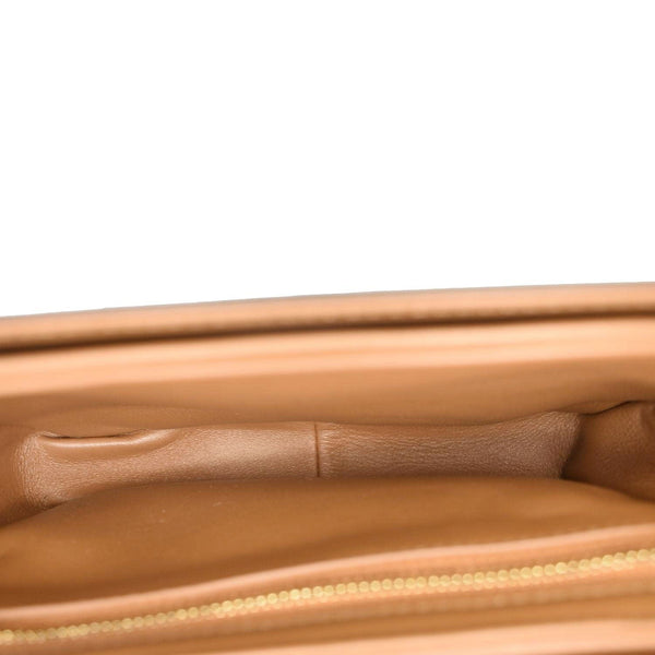 CELINE Teen Triomphe Leather Shoulder Bag Brown