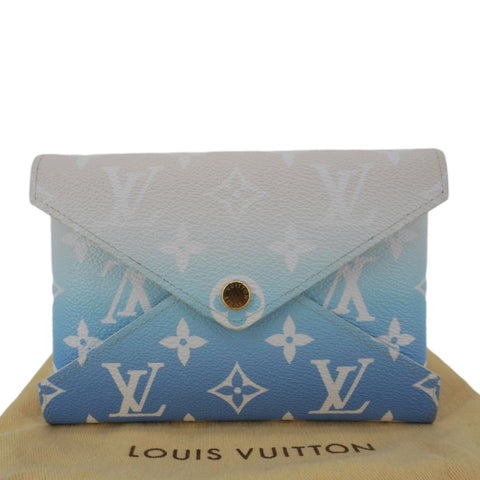 LOUIS VUITTON Kirigami Medium By The Pool  Monogram Toile Pochette Blue